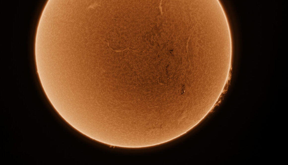 The Sun in H-Alpha - 2024-10-20