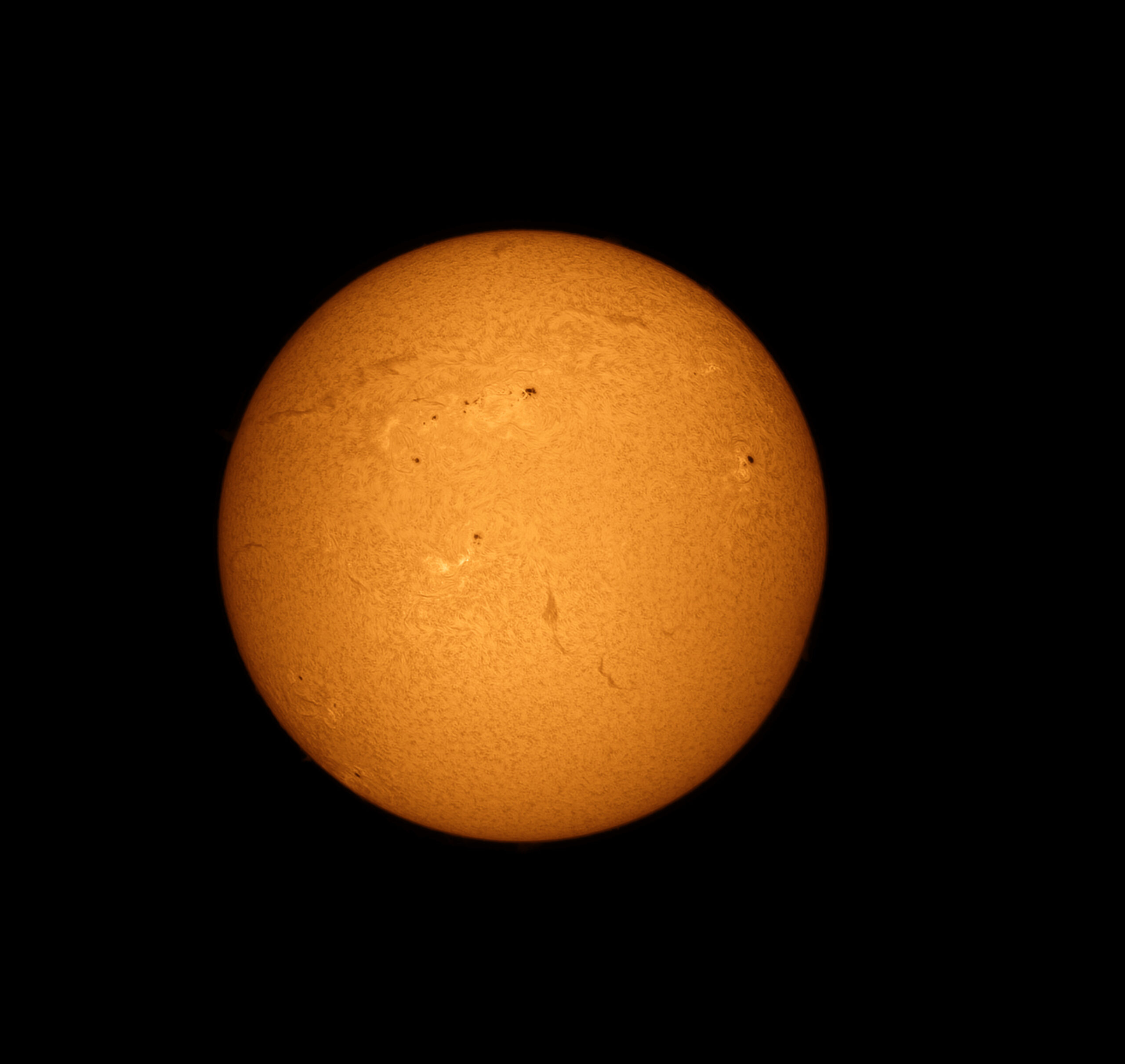 Sun (2025-08-30): full disc, surface details